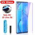 Samsung Galaxy S8 / S8 Plus / S9 / S9 Plus / S10 / S10 Plus / S 10 E / S11 / S11 Plus / S20 / S20 Plus / S20 Ultra / S20 FE UV Light Adhesive Tempered Glass Screen Protector -Transparent. 