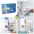 Automatic Toothpaste Dispenser and Brush Holder Set - Coffee Mug. 