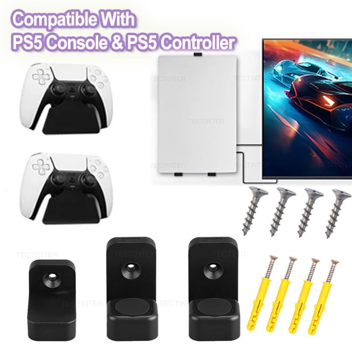 【Clearance Markdowns】 For PS5/PS5 Slim/PS5 PRO Console Wall Mount Bracket Holder For Playstation5 Storage Stand Host Rack Hook Base For PS5 Accessory