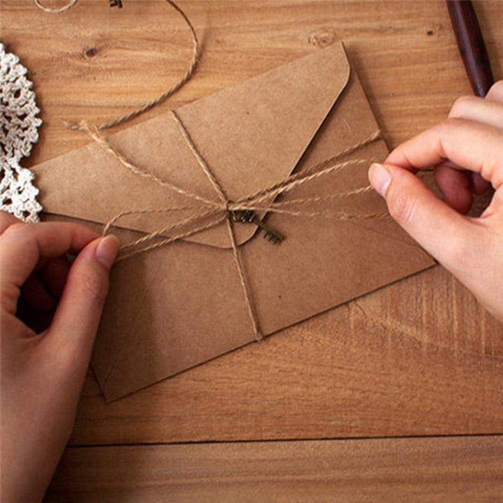 Vintage%20Kraft%20Paper%20Writing%20Paper%20for%20Letter%20Writing%20Letter%20Paper%20Stationery%208%2012%20Pcs%20-%20Image%204