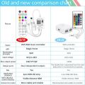 WiFi Smart RGB Music Controller for LED Strip Light + Infrared Remote Control 24 Keys Wireless for Color Strip Lights. 
