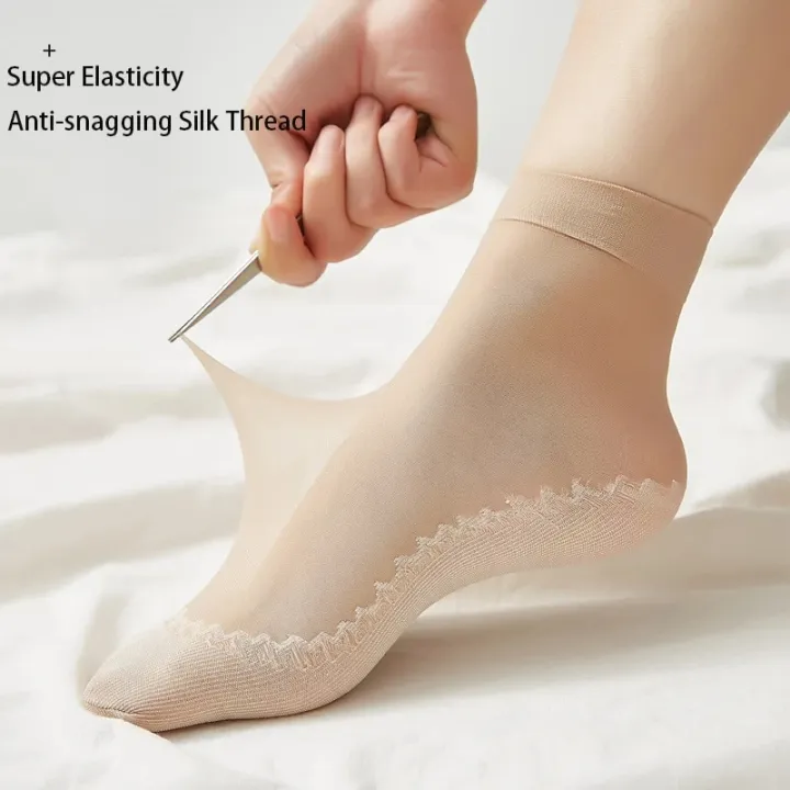 5%20Pairs%20Anti-snagging%20Silk%20Women%20Summer%20Transparent%20Socks%20Cotton%20Sole%20Non-slip%20Seamless%20Thin%20Nylon%20Socks%20Elastic%20Breathable%20Sock%20-%20Image%202