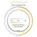 10inch Mini Selfie LED Video Ring Light Lamp With Table Tripod For YouTube Phone Live Photo Photography Studio.