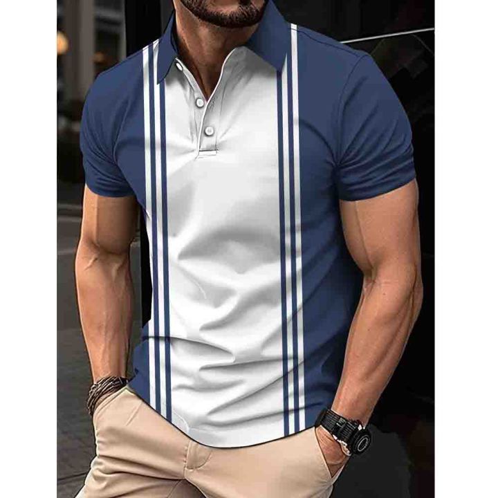 New%20Summer%20Luxury%20Polo%20Shirt%20Mens%20Brand%20Polo%20Plus%20Size%20T%20Shirts%20Stritching%20Shorts%20Sleeve%20Turn-down%20Collar%20Business%20Tee%20Shirt%205XL%20-%20Image%203