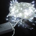 LED Curtain String Fairy Light 9.8x9.8 ft 8 Modes, Plug in Lights, Cool White, Indoor Outdoor Decorative Wall Window String Lights for Bedroom, Party, Backdrop - Room Decoration Light - Room Decoration Light.