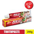 Dabur Red Toothpaste 200 gm (Get Red Toothpaste 100 gm Free). 