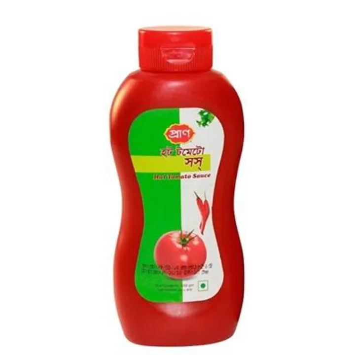 Pran Hot Tomato Sauce - 500gm Plastic Jar