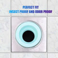 1/3/5pcs Random Color Sewer Seal Ring Kitchen Pipe Deodorant Sealing Plug Floor Drain Seal Washing Machine Drain Pipe Tool. 