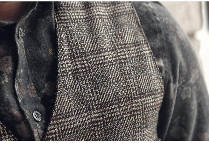 Mens%20Suit%20Vests%20Men%20Brown%20Black%20Waistcoat%20Vest%20Man%20Plaid%20Steampunk%20Jacket%20Striped%20Tweed%20V%20neck%20Slim%20Fit%20Gilet%20Wedding%20Clothing%20-%20Image%208