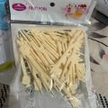 Pristine - 1 pack Fruit fork cute set of plastic disposable fruit stick home eat cake vegetable salad small fork - Perfect Condition. 