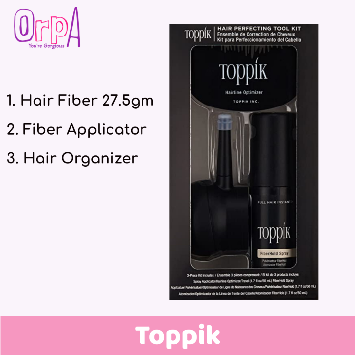 Toppik%20Hair%20Perfecting%20Toolkit%20(Hair%20Fiber%2027.5g,%20Fiber%20Applicator%20and%20Hair%20Organizer)%20-%20Image%202