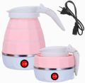 Tea Coffee Hot Water Electric Silicon Foldable Kettle / Portable Mini Electric Kettle for Home and Travel.