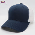 100% Export Navy Blue and White High Quality Half Net Baseball Cap For Men.