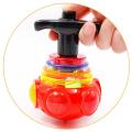 Kids Spinning Toy With Lights & Music Spin Top Toy With Launcher Kids Light Up Spinning Tops Gyroscope UFO Spinner Toys. 