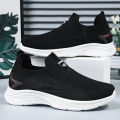 Men's Shoes 2023 Autumn New Sports Shoes Men's Comfortable Shoes for the Old Soft Bottom Walking Shoes Couples Running Shoes.