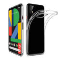Google Pixel 4 Premium Silicone Case Crystal Clear Soft TPU Ultra-Thin Transparent Flexible Protective Mobile Phone Back Cover.