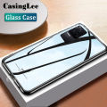 For Xiaomi Poco F4 case Glass silicon Full Protection Tempered Glass Back cover Casing hp for Xiaomi Poco F4 Phone cases. 