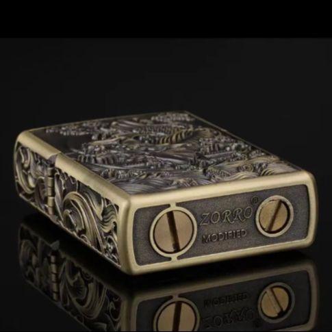 New%20Zorro%20Good%20quality%203D%20carved%20armor%20Windproof%20oil%20lighter%20-%20Image%204