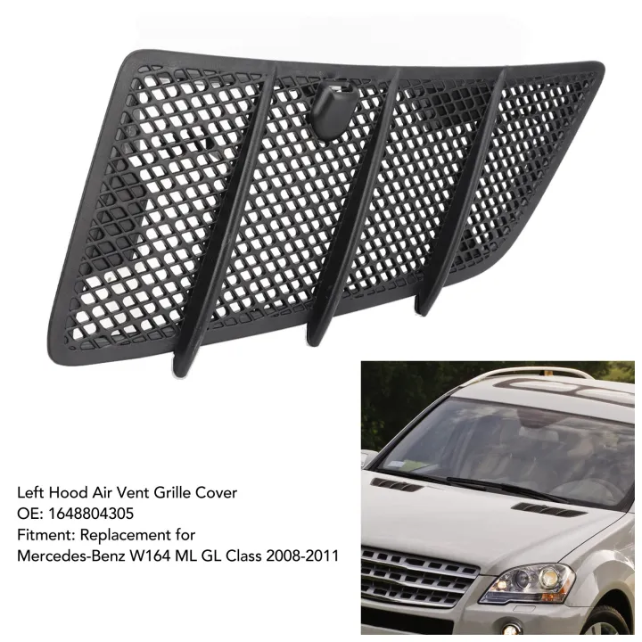 Bonnet%20Vent%20Mesh%20Grille%20Impact%20Resistant%20Hood%20Air%20Vent%20Grille%20Cover%20Left%20ABS%20Direct%20Fit%20for%20Cars%20-%20Image%205
