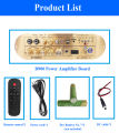 Audio Amplifier Board D900 TPA3116 Channel 2.1 BT 5.0 USB Reverb Adjustment 50W+50W+100W Power Amplifier Board for Karaoke.