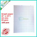 Graph Paper (8'' X 10'') A4 size - 80gsm Paper 25pcs or 50pcs or 100pcs.