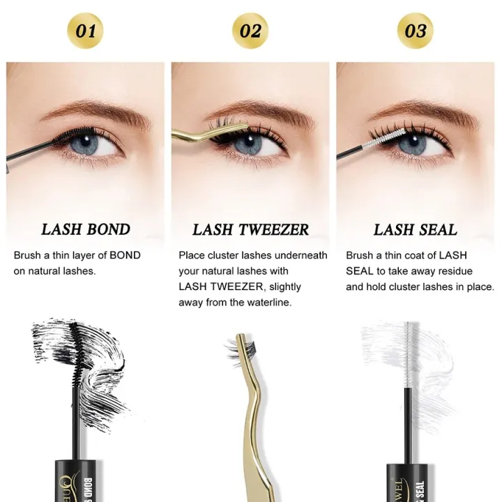 Quewel%20Lashes%20Clusters%2072%20Pcs%20DIY%20Eyelash%20Extensions%20Kit%20Bond%20and%20Seal%20Waterproof%20Long%20Lashting%20Segmented%20False%20Lash%20Glue%20Set%20-%20Image%204
