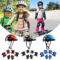 7Pcs Roller Skating Kids Boy Girl Safety Helmet Knee Elbow Pad Set Cycling Skate Bicycle Scooter Helmet Protection Safety Guard.