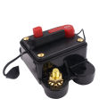12V 24VDC Circuit Breaker 50A 60A 80A 100A 150A 200A 250/300A Fuse Reset Holder Switch for Solar Home System Overload Protection.