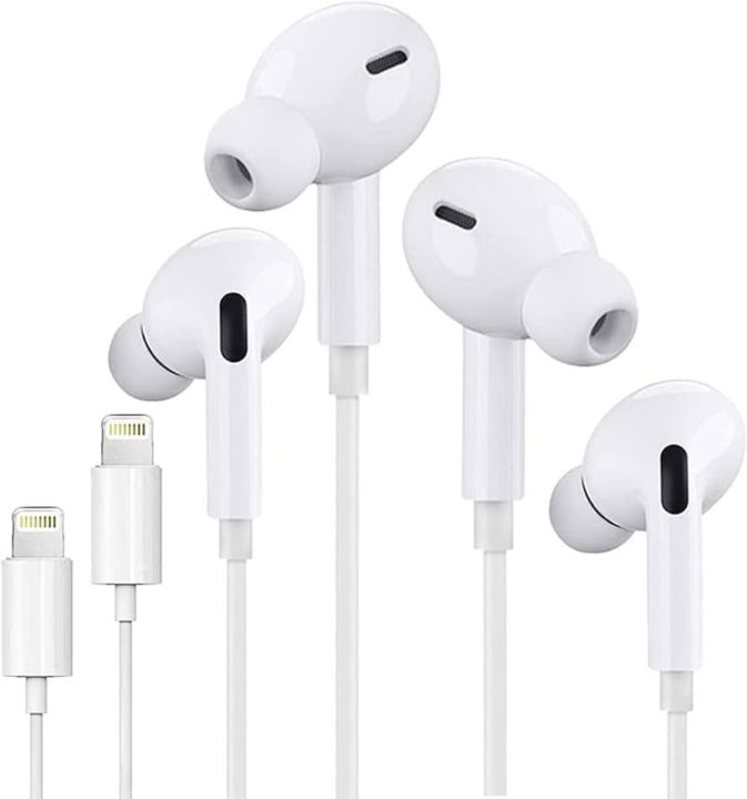 Apple%20Earpods%20With%20Lightning%20Connector%20In%20Ear%20Earphones%20For%20Iphone%2012%20Pro%20Max%20-%20Headphone%20-%20Image%202