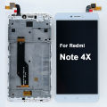 New 5.5" Original LCD For Xiaomi Redmi Note 4 Global Version Snapdragon 625 Display Touch Screen Digitizer Note 4X With Frame. 