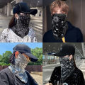 1Pc Fashion Punk Sunscreen Mask For Men Women Summer Face Neck UV Protection MJD.