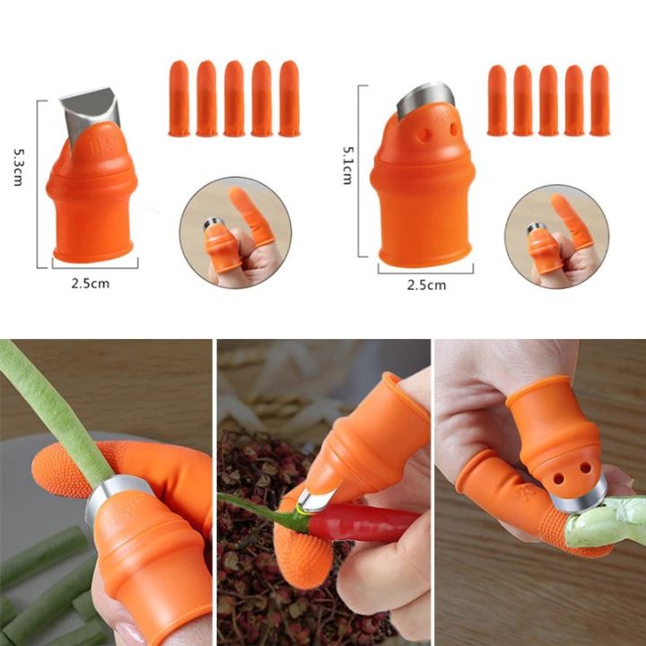 Silicone%20Thumb%20cutter%20+%205%20Pieces%20Finger%20Protector%20Cutting%20Gears%20Vegetable%20Picking%20Nipping%20Plant%20Leaf%20Scissors%20Garden%20Gloves%20-%20Image%208