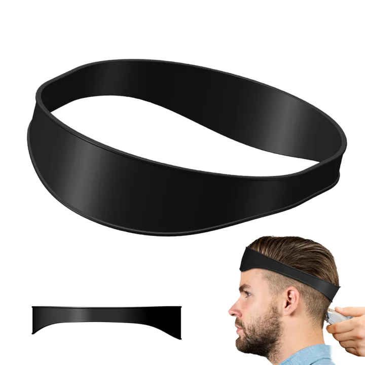 Band%20Neckline%20Shaving%20Template%20And%20Hair%20Trimming%20Guide%20Haircutting%20Tools%20DIY%20Home%20Curved%20Silicone%20Haircut%20-%20Image%202
