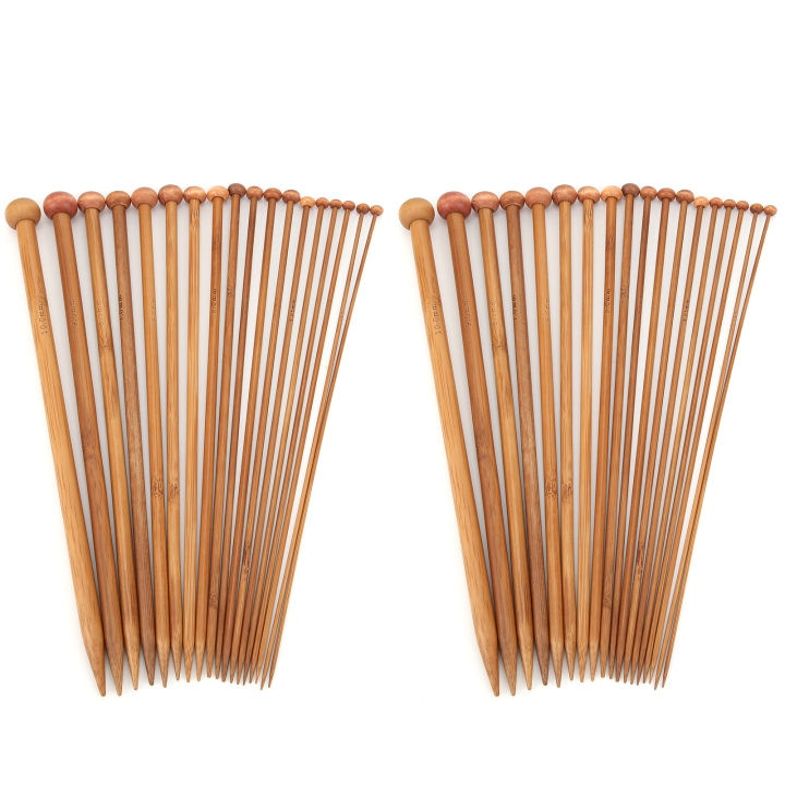 36%20Pcs%20Knitting%20Needles%20DIY%20Carbonized%20Bamboo%20Single%20Point%20Wool%20Netting%20Needle%20-%20Image%202