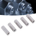 Threaded Rod Connector, 304 Stainless Steel Hex Coupling Nut 10 Pcs M6x1 for Machine Screws. 