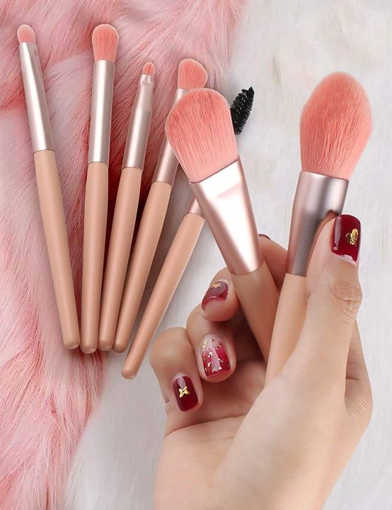 8Pcs Soft Fluffy Makeup Brushes Set for cosmetics Foundation Blush Powder Eyeshadow Kabuki Blending Makeup brush beauty Tools 8Pcs Soft Fluffy Makeup Brushes Set for cosmetics Foundation Blush Powder Eyeshadow Kabuki Blending Makeup brush beauty Tools 8P