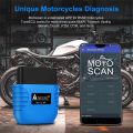 NEXAS Motorcycles Diagnostic Scan Tool Bluetooth 5.0 OBD2 EOBD Diagnostic Scanner for iOS Android Windows Fault Code Reader. 