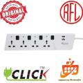 Click 4 Point Usb Multiplug 3 Yard 2 Pin Plug - Multi Plug. 