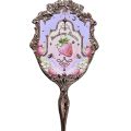 Flower Knows Vanity Mirror Violet Strawberry Rococo Hand Mirror Makeup Mirrors Portable Mirror with Handle. 