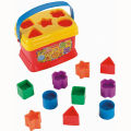 Shape Sorter Basket Brilliant Basics Baby's First Geometry blocks.