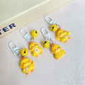 Cute Little Yellow Chicken Keychain Keyring For Women Grils Kid Friend Cartoon Kawaii Bag Earphone Box Phone Charm Jewelry Fayshow.