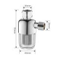 Stainless Steel Water Clean Filtering Anti-scaling Universal Faucet Filters Spray Head for Household Bathroom Shower Accessories.