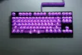 132 Keys Transparent Keycaps For Gaming Mechanical Keyboard OEM Profile ABS Clear Keycap RGB backlit Game Keyboard Key caps DIY. 