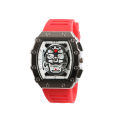 【Can last for 10 years】 Personalized Fashion Barrel-Shaped Watch Men's Sports Casual Versatile Watch Hollow Calendar Luminous Quartz Watch JTX1. 