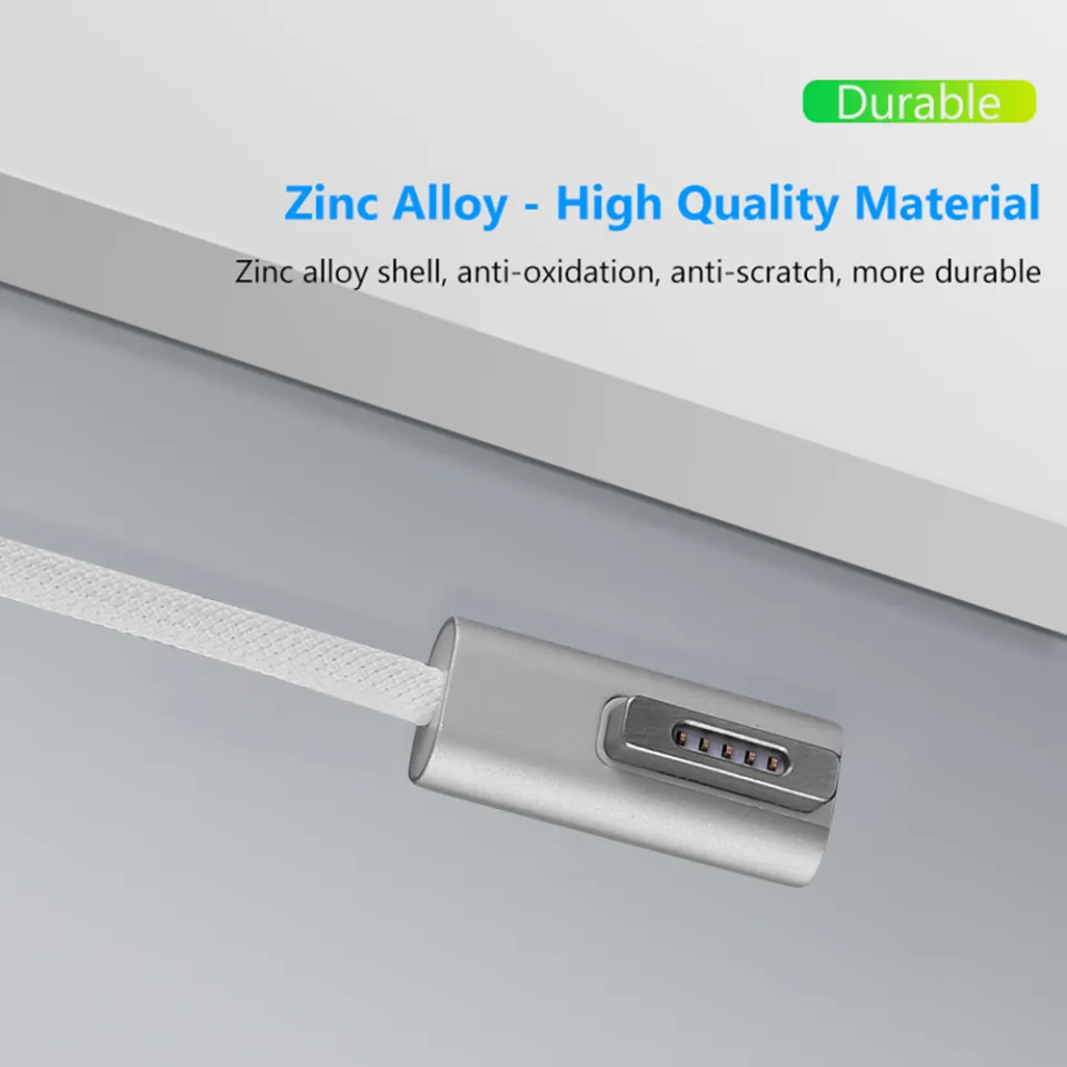 USB C to Magsafe 1/2 Cable Cord Adapter For Apple MacBook Air/Pro