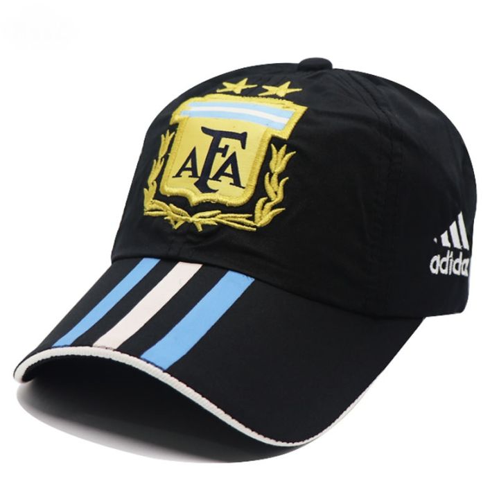 Black%20Argentina%20Embroidered%20AFA%20Logo%203-Stripe%20Cap%20-%20Image%202