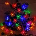 Snow Flake light 28 Led 5 Meter String Lights Multicolur Plug in Fairy String Lights,Indoor, Outdoor, Wedding Party, Christmas Tree, New Year, Garden Decoration. 