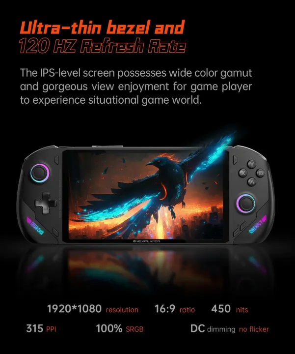 Onexplayer%20ONEXFLY%207%20Inch%20AMD%20R7%208840U%2032GB%20LPDDR5X%20Windows11%20AAA%20Game%20Mini%20Pc%20Handheld%20Console%20Notebook%20Laptop%20lPS-level%20-%20Image%204