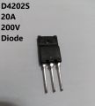 4202 4202S L4202S FMD-4202S D4202S TO-3PF 20A 200V Silicon Rectifier Diode Power Transistor SCR . 