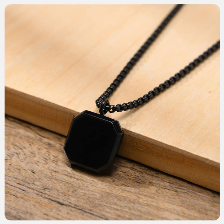Waterproof%20Black%20%20Plated%20Men%20Lightning%20Pendant%20Necklace%20Chain%20%20for%20Men%20Male%20Boys%20Gifts%20Jewelry%20-%20Image%202